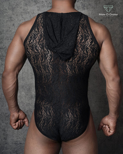 Lace lycra stretchable Bodysuit/leotard