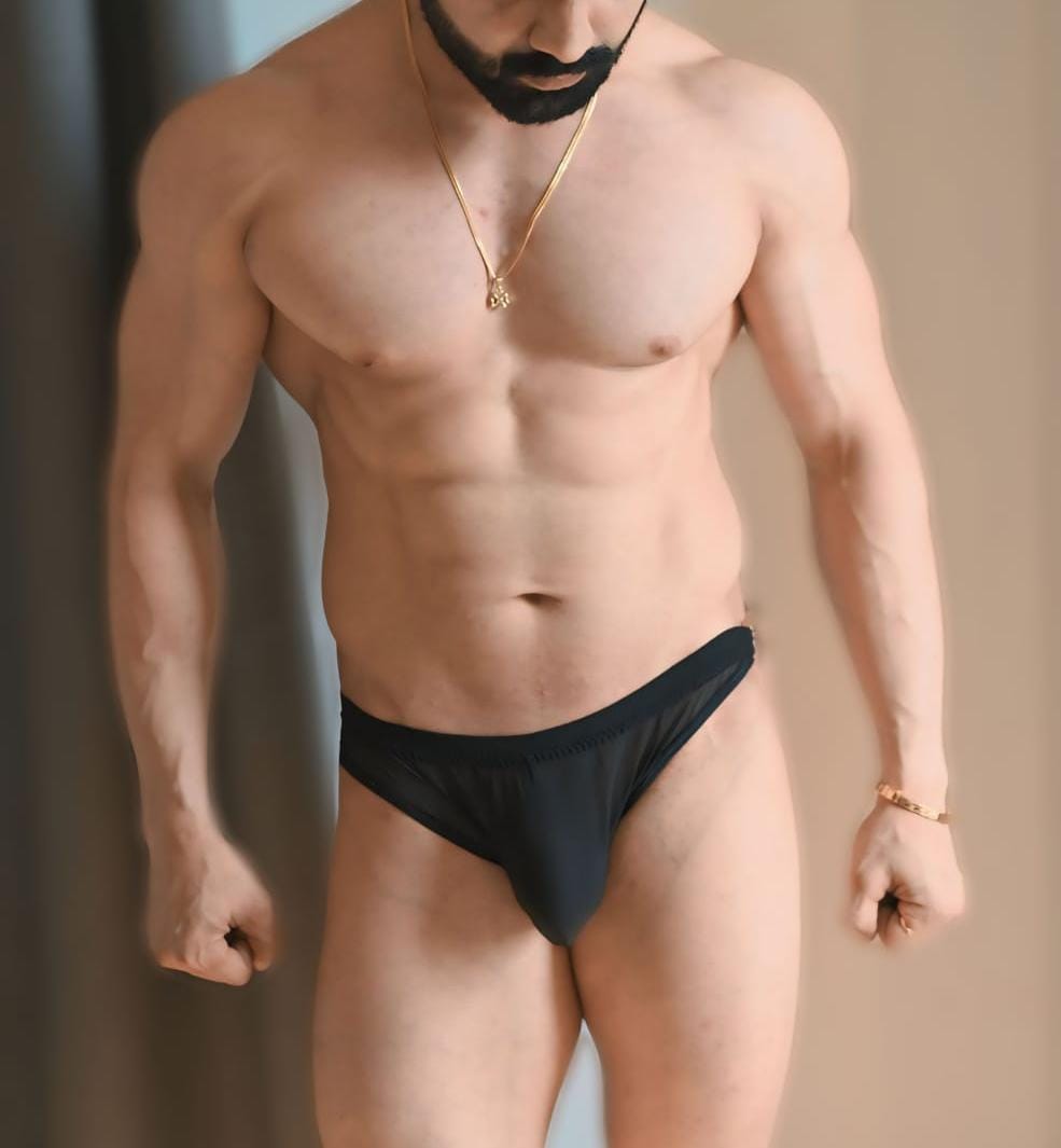 Black net Brief with Side  Metal Lobster lock